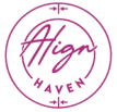 align haven logo design